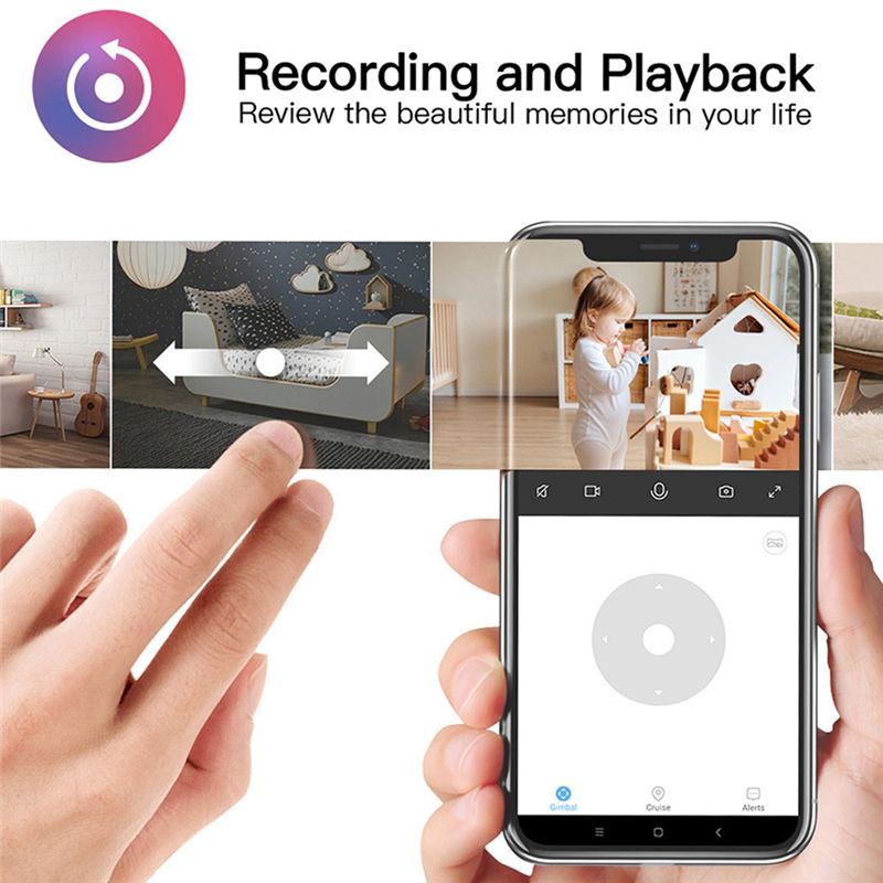 Home Security Essential - 필수 실내 와이파이 투야 카메라, 베이비