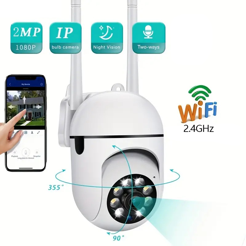 Ip Camera Outdoor 4K - A7 무선 모니터링 카메라 360도 인터콤
