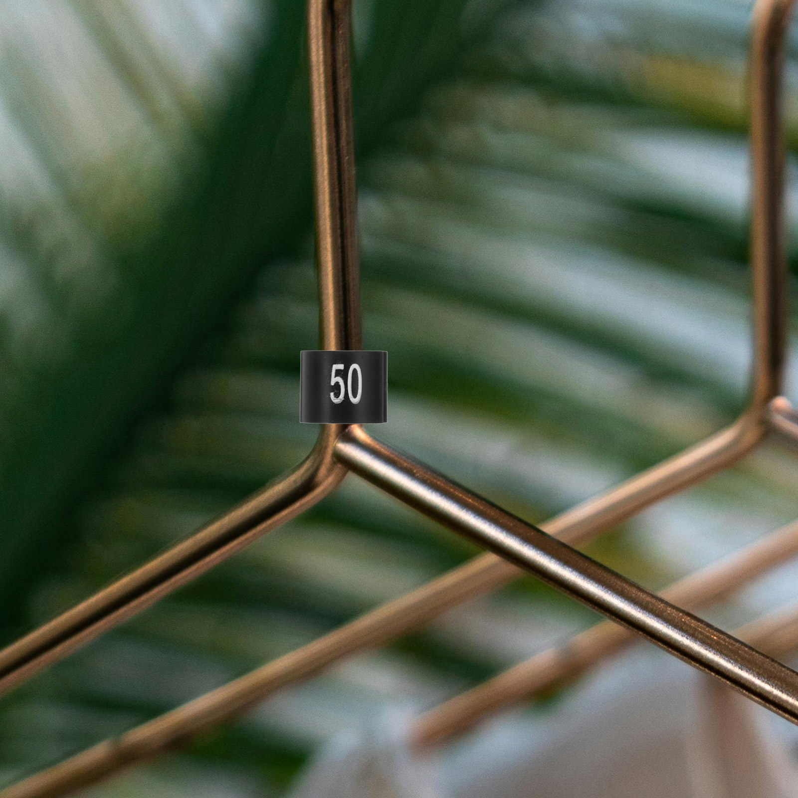 Home Security Number - 50개입 옷걸이 사이즈 표시 클립, 간편하게