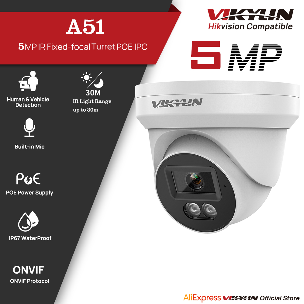 Home Security Service - VIKYLIN 5MP IP 보안 카메라(IR 야간