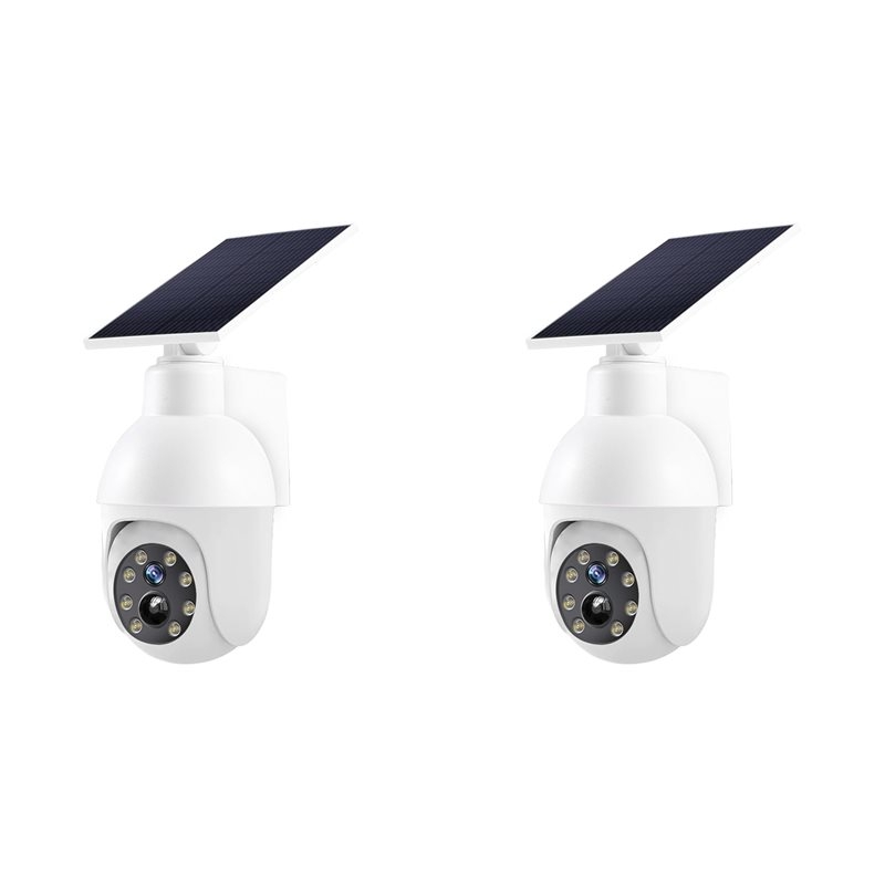 Home Security Lights - 2X 태양광 발전 아날로그 감시 센서