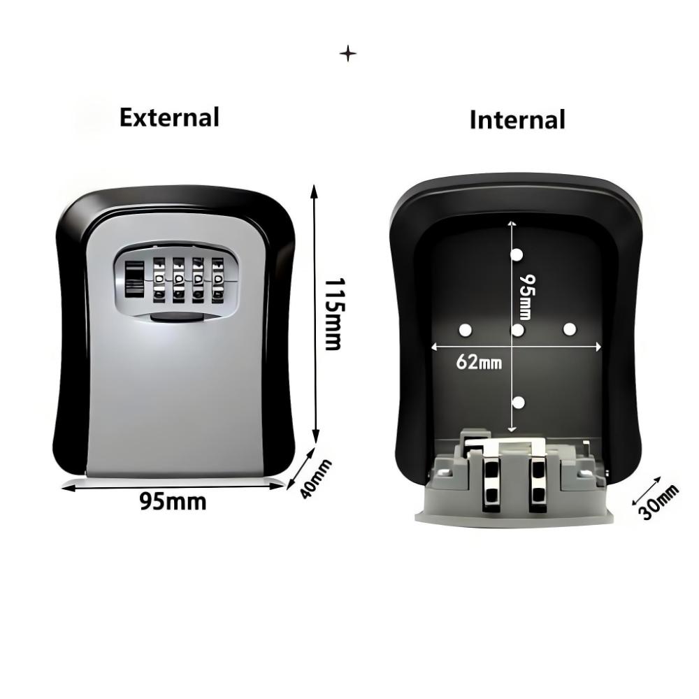 벽걸이형 키 보관함 4자리 비밀번호 코드 보안 잠금장치 - Home Security Essential 리뷰 및 가격