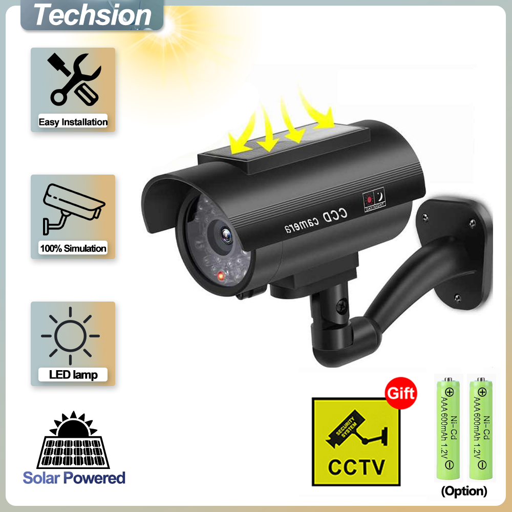 태양전지판 시뮬레이션 감시 카메라, 실외 위조 카메라, - Home Security Lights 리뷰 및 가격