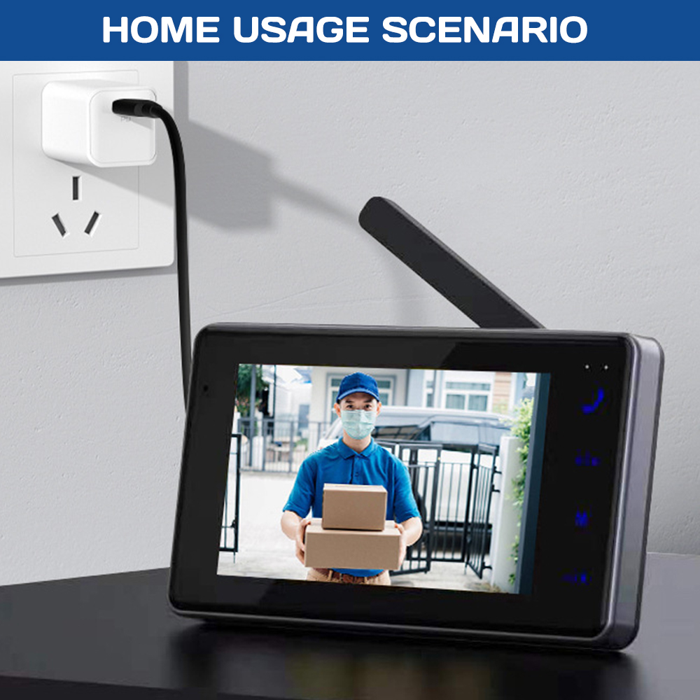 4.3인치 HD IPS 스크린 무선 비주얼 인터콤 초인 - Home Security Ideas 리뷰 및 가격