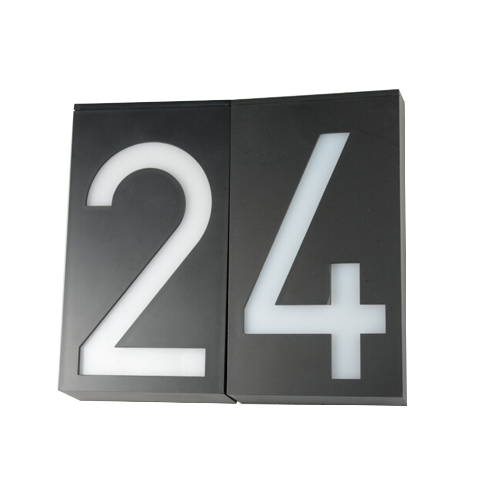 태양광 충전식 현관 번호판, 고휘도 LED 조명, 방수 - Home Security Number 리뷰 및 가격
