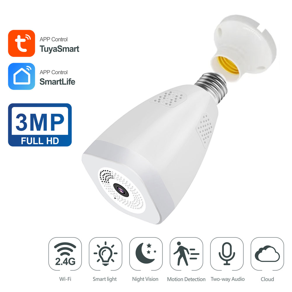 EE1 베스트셀러 스마트 라이프 3MP WiFi 360 - Home Security Lights 리뷰 및 가격