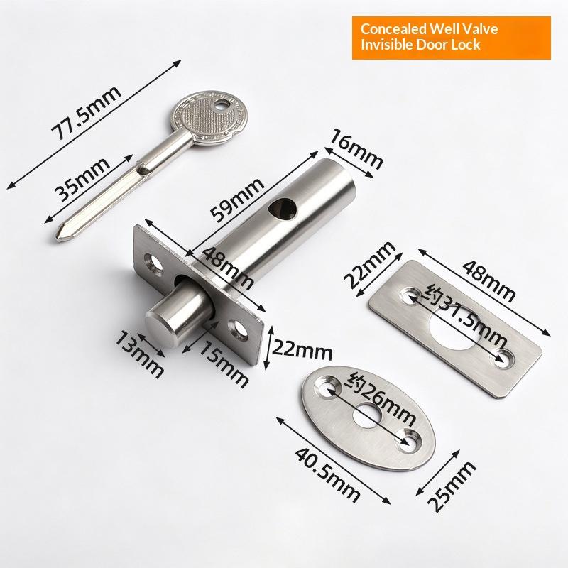 스테인리스 스틸 도난 방지 히든 도어락, 안전 보안 키 - Home Security Essential 리뷰 및 가격