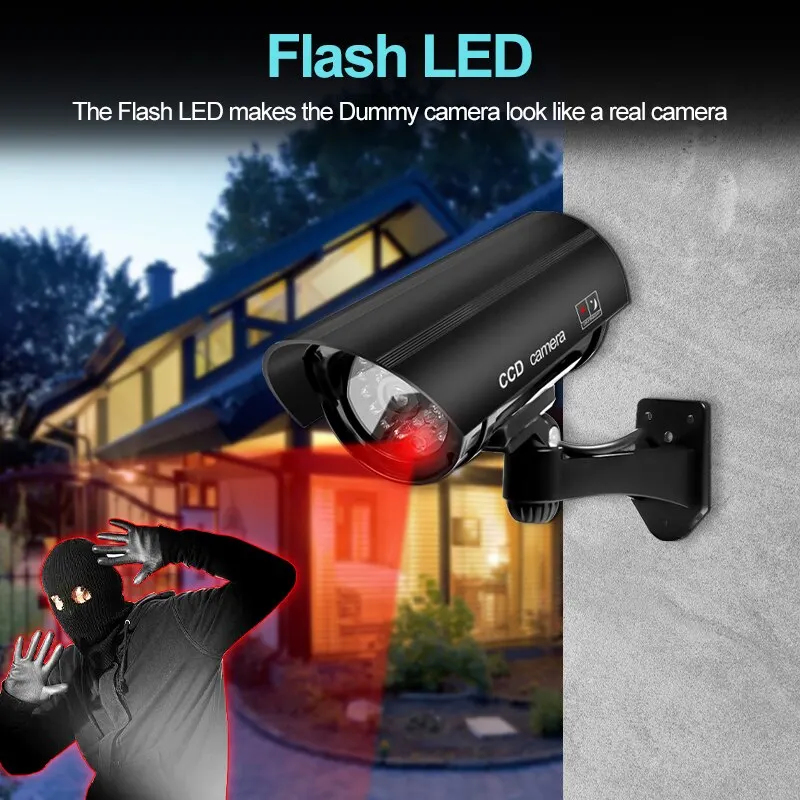 1PC 더미 보안 카메라 방수 실내외 가짜 CCTV 감 - Home Security Lights 리뷰 및 가격