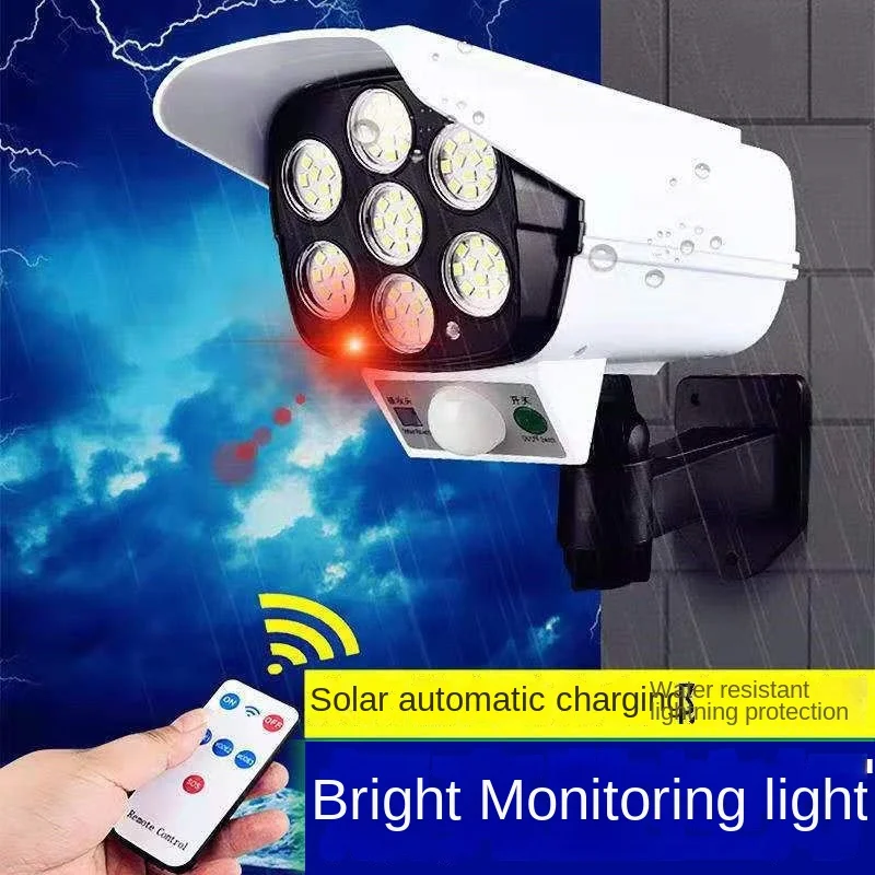 야외 태양 빛 모션 센서 보안 더미 카메라 무선 홍수  - Home Security Ideas 리뷰 및 가격