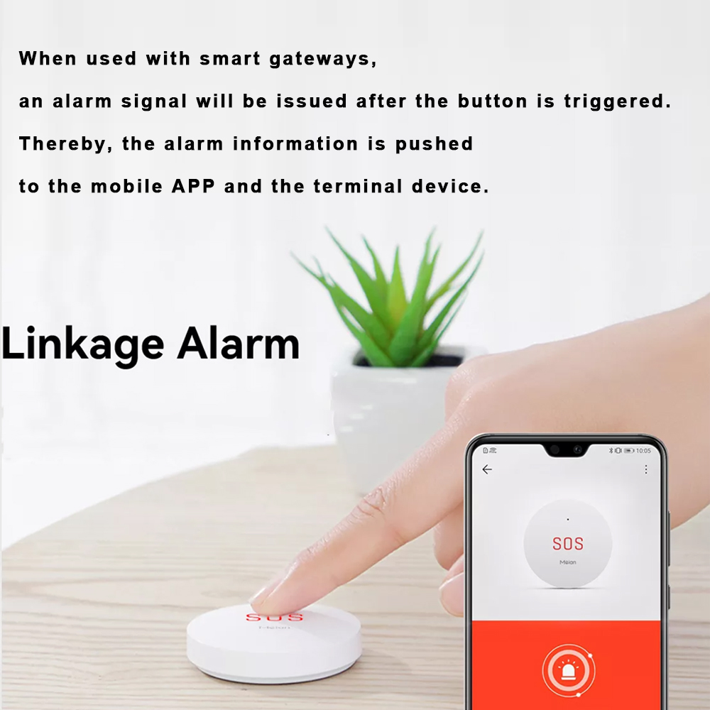 Zigbee 투야 SOS 비상 버튼, 홈 보안 경보 시 - Home Security Deals 리뷰 및 가격