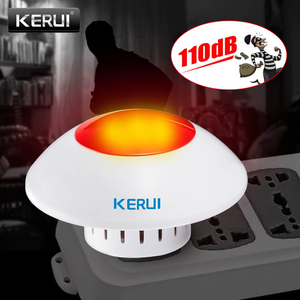 KERUI J009 시끄러운 실내 사이렌 무선 깜박이는 - Home Security Lights 리뷰 및 가격