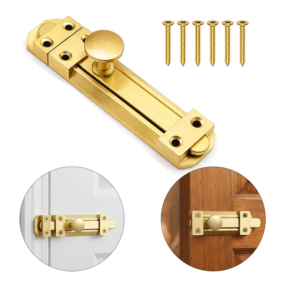 5인치 황동 슬라이딩 도어 잠금 장치, 가정용 욕실 캐 - Home Security Door 리뷰 및 가격