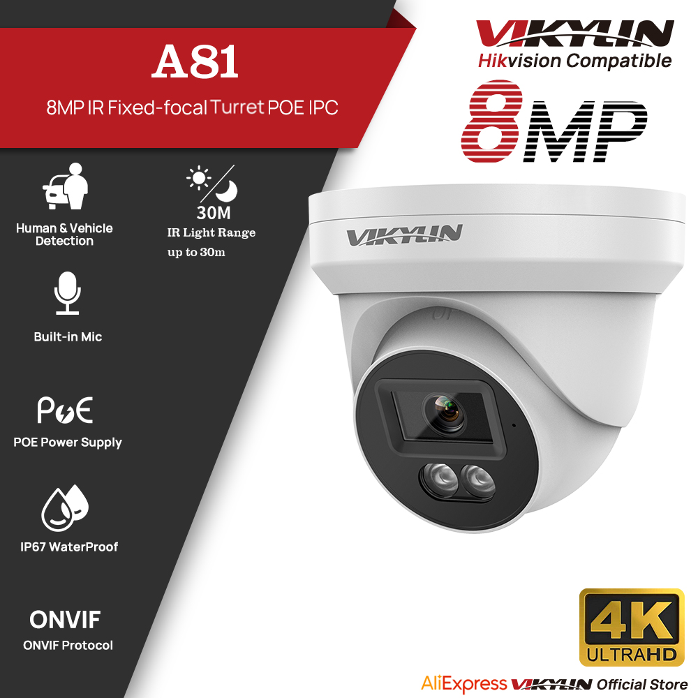 VIKYLIN 8MP HD IP 보안 카메라 Poe 4 - Home Security Service 리뷰 및 가격