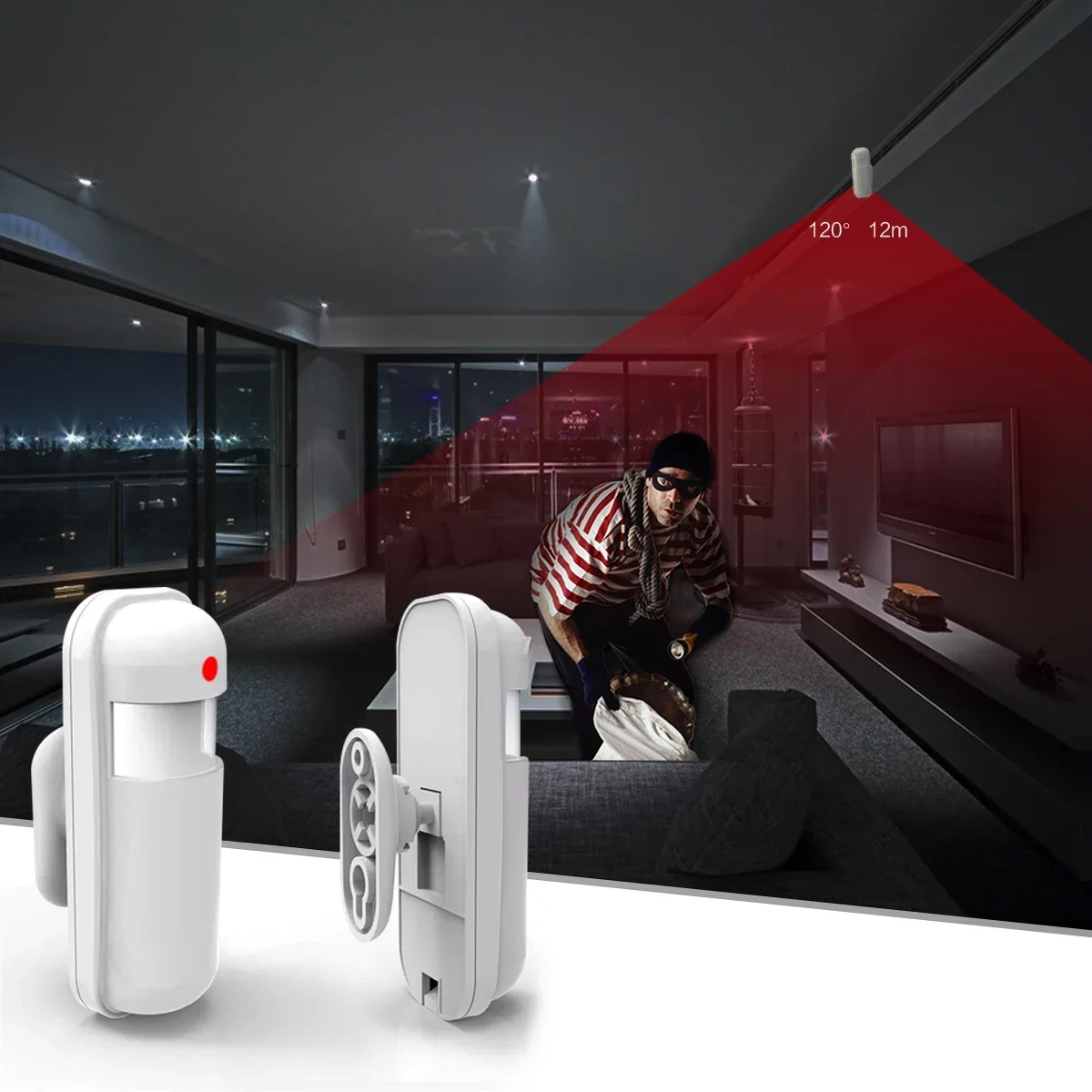 433MHz 모션 센서 홈 경보 시스템에 대 한 무선  - Home Security Deals 리뷰 및 가격