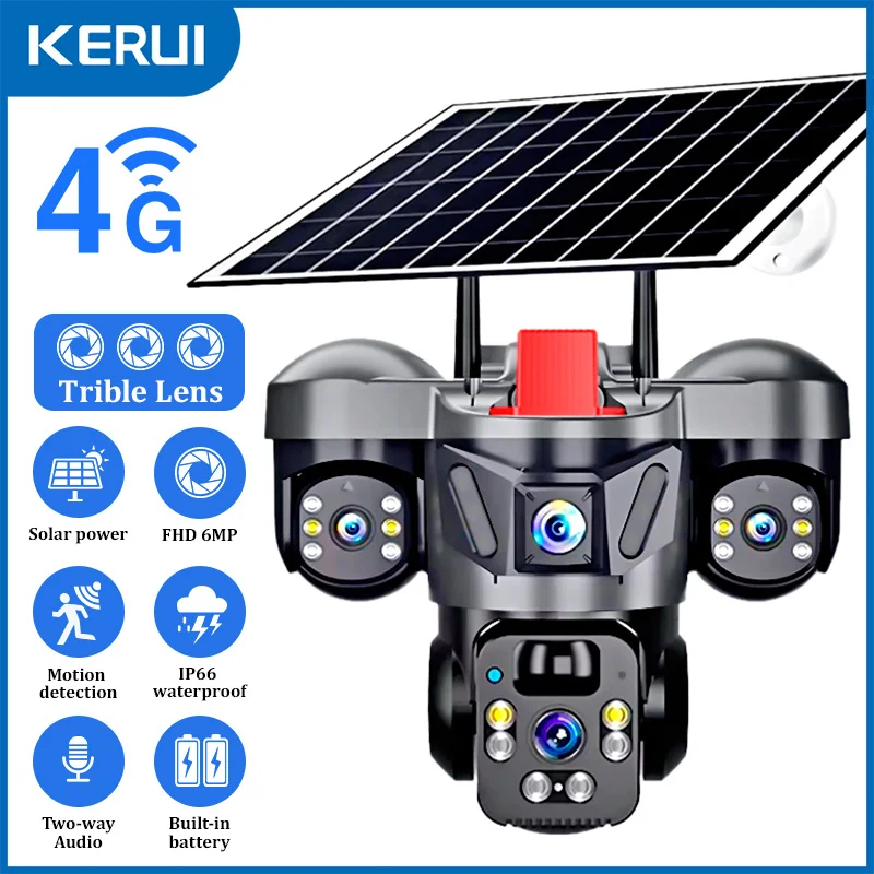 KERUI V380 Pro 야외 PTZ 6MP WIFI - Home Security Ideas 리뷰 및 가격