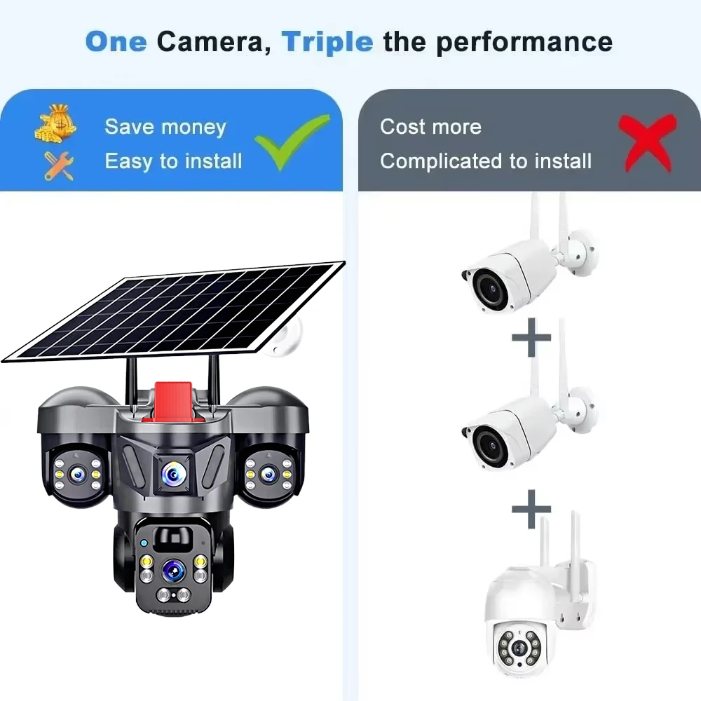 KERUI V380 Pro 야외 PTZ 6MP WIFI - Home Security Ideas 리뷰 및 가격