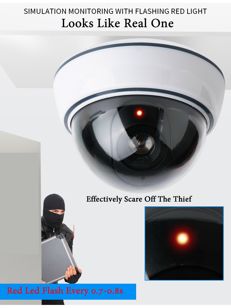 크리 에이 티브 블랙/화이트 가짜 돔 카메라 시뮬레이션 - Home Security Deals 리뷰 및 가격
